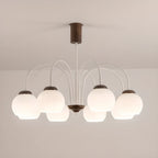 Lustre suspendu globe moderne et élégant à longueur flexible