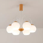 Lustre suspendu globe moderne et élégant à longueur flexible