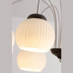 Lustre suspendu globe moderne et élégant à longueur flexible