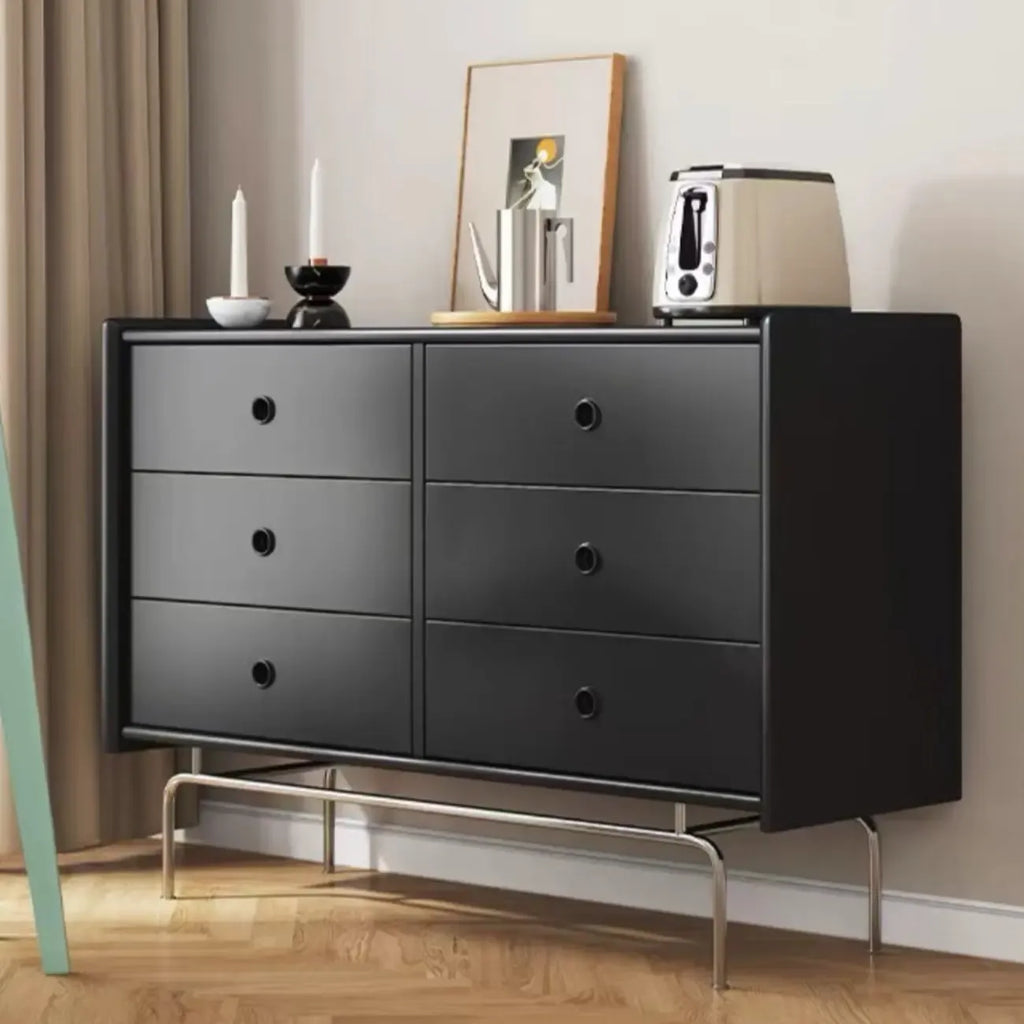 Commode en bois robuste, à orientation horizontale, avec 9 tiroirs