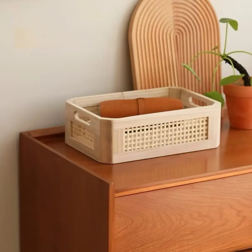Commode en bois robuste, à orientation horizontale, avec 9 tiroirs