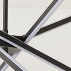 Lustre linéaire LED moderne de style Sputnik pour salon