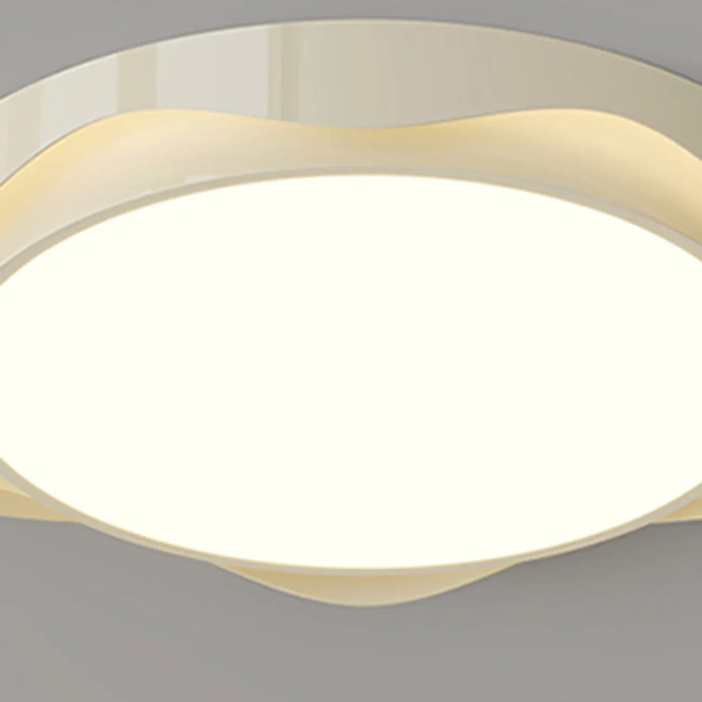 Plafonnier circulaire encastré à intensité variable pour chambre moderne