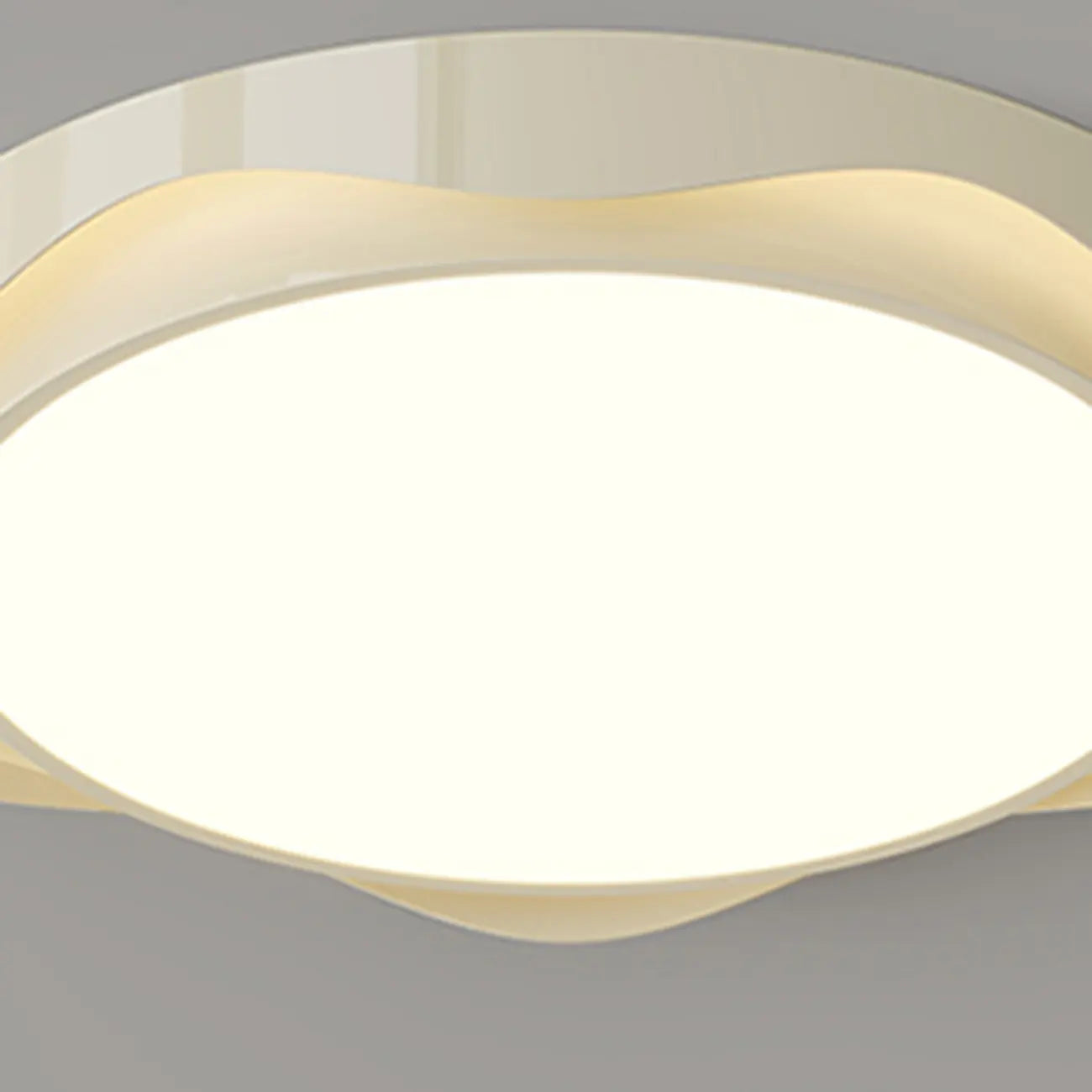 Plafonnier circulaire encastré à intensité variable pour chambre moderne