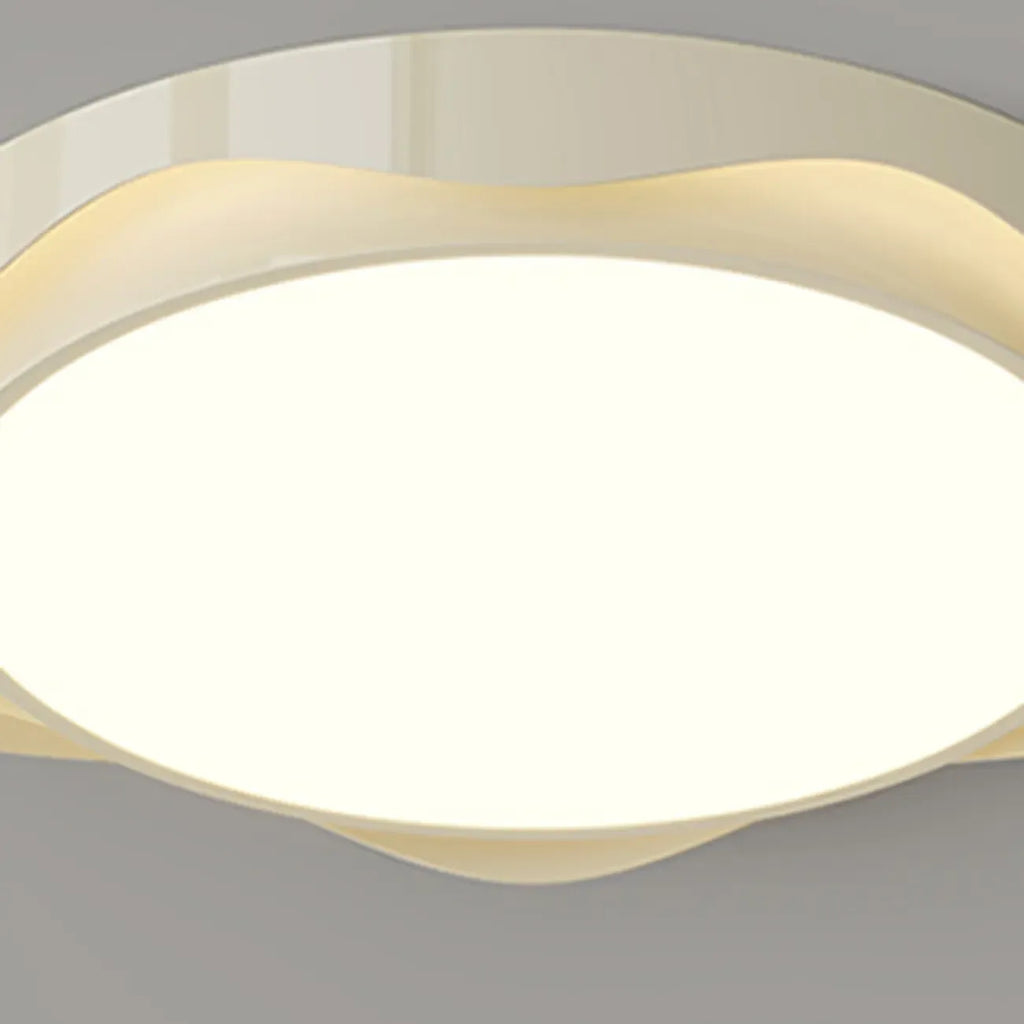 Plafonnier circulaire encastré à intensité variable pour chambre moderne