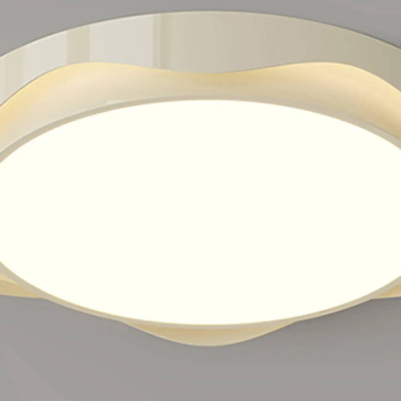Plafonnier circulaire encastré à intensité variable pour chambre moderne