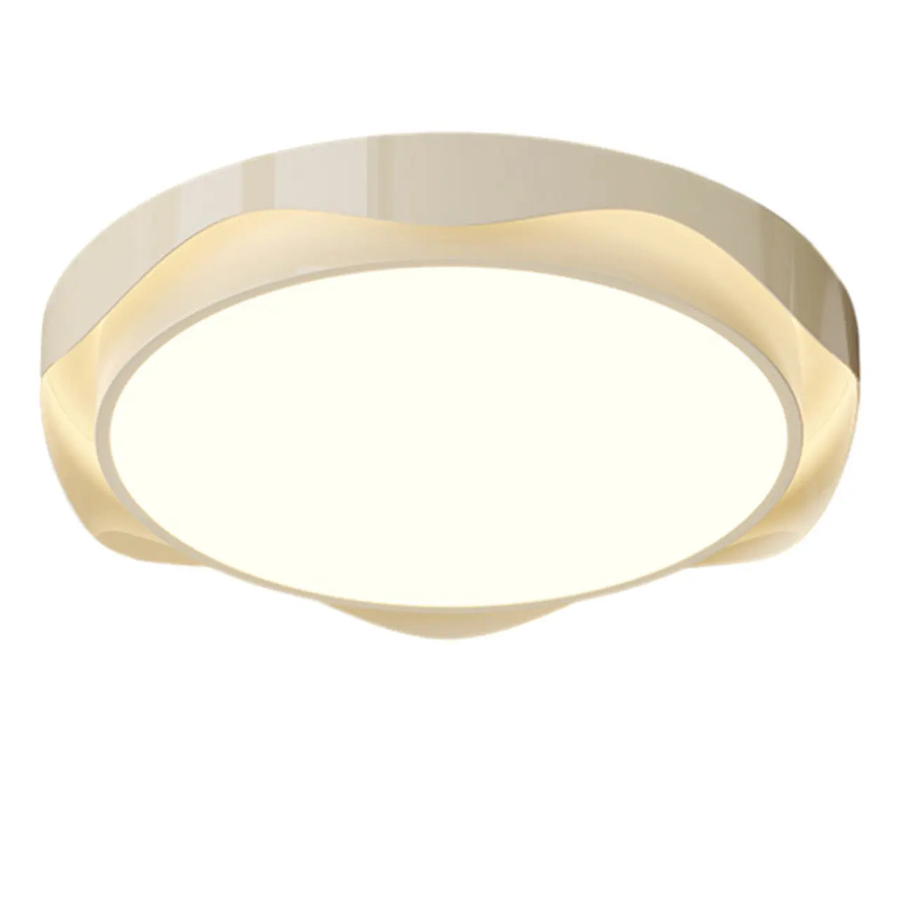 Plafonnier circulaire encastré à intensité variable pour chambre moderne