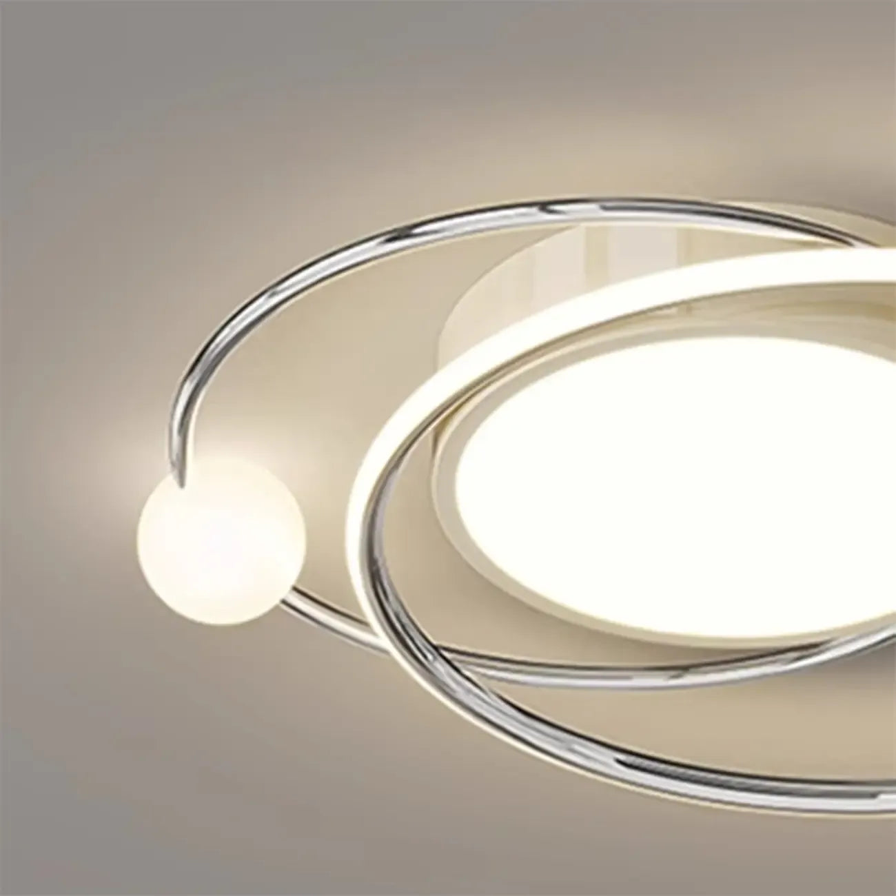 Plafonnier circulaire encastré à intensité variable pour chambre moderne