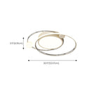 Plafonnier circulaire encastré à intensité variable pour chambre moderne