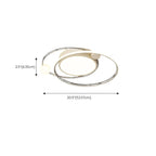 Plafonnier circulaire encastré à intensité variable pour chambre moderne