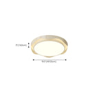 Plafonnier circulaire encastré à intensité variable pour chambre moderne
