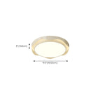 Plafonnier circulaire encastré à intensité variable pour chambre moderne