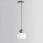 Suspension moderne en bois en forme de nuage pour chambre