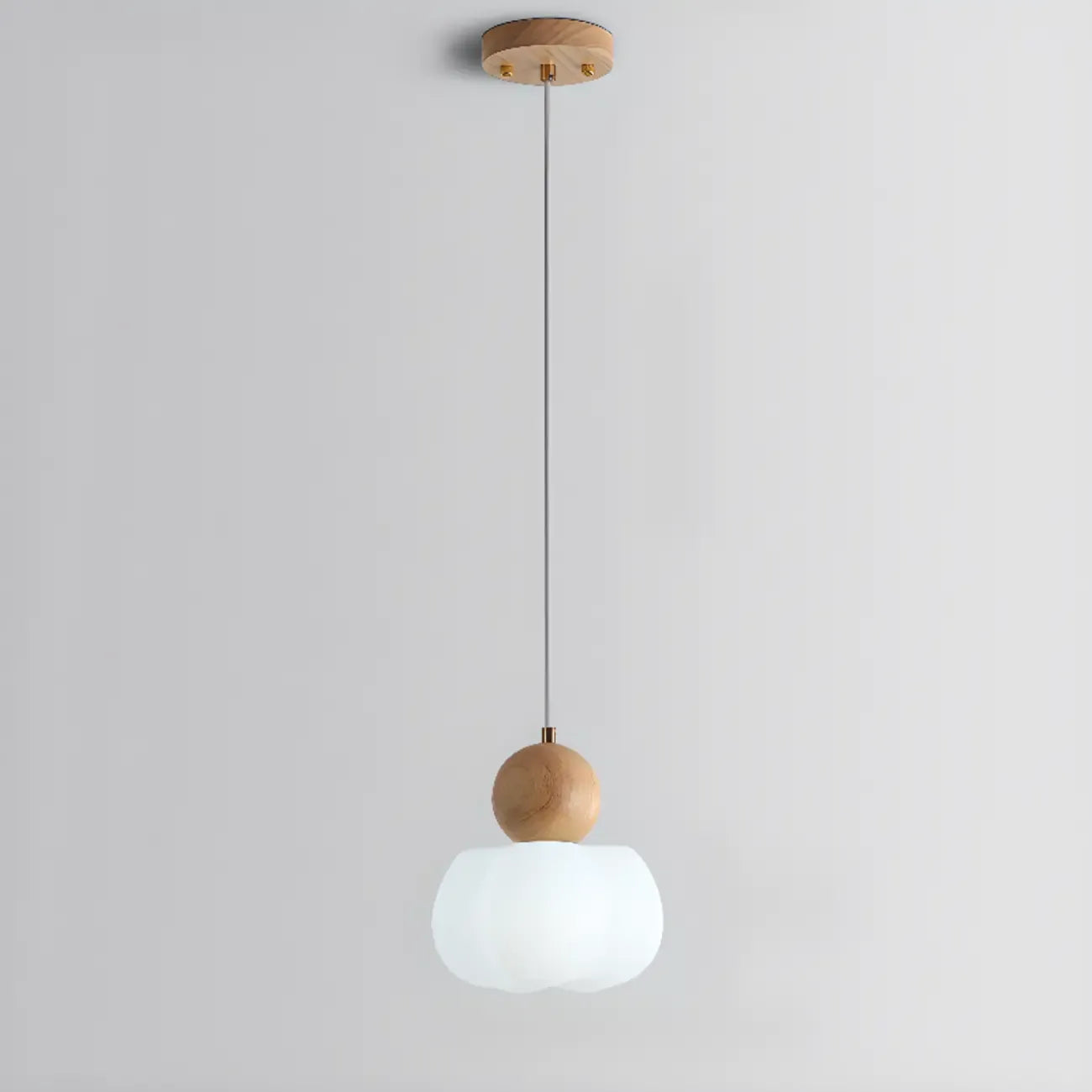 Suspension moderne en bois en forme de nuage pour chambre
