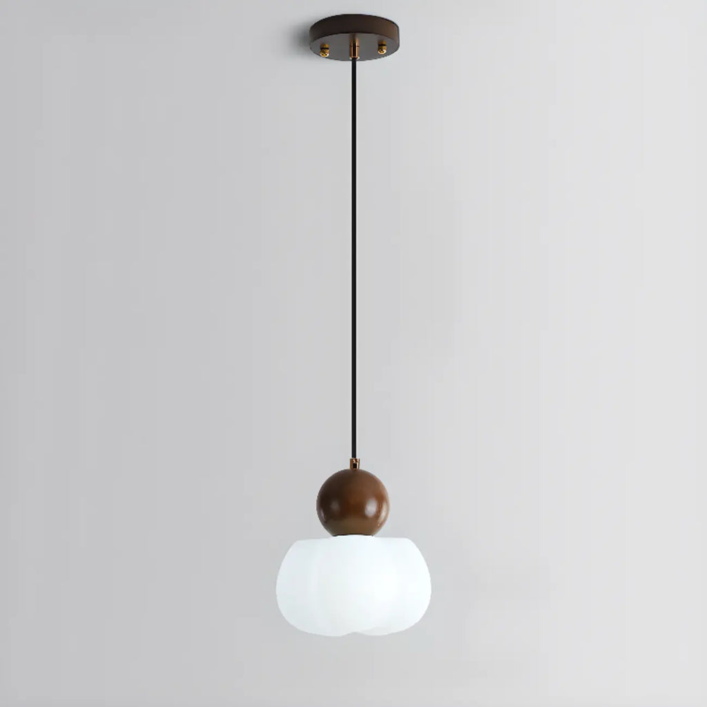Suspension moderne en bois en forme de nuage pour chambre