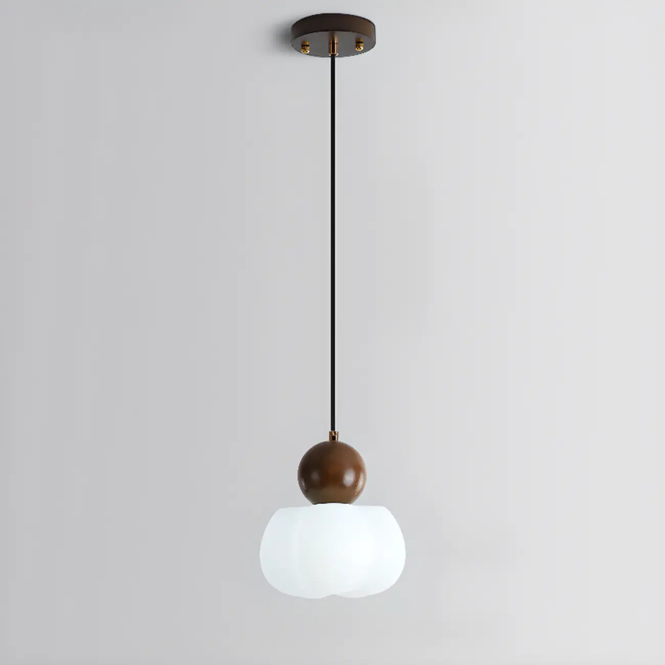 Suspension moderne en bois en forme de nuage pour chambre