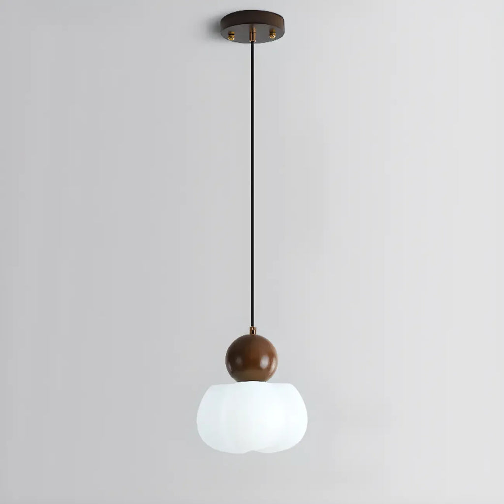 Suspension moderne en bois en forme de nuage pour chambre