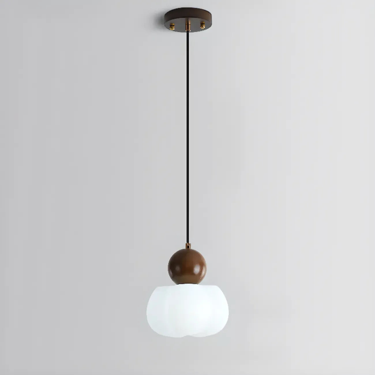 Suspension moderne en bois en forme de nuage pour chambre