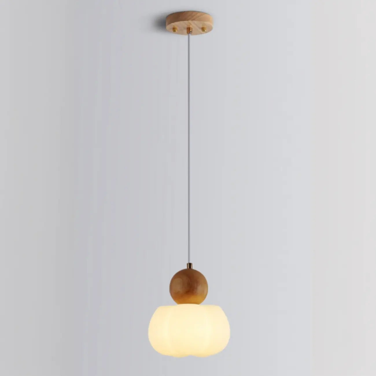 Suspension moderne en bois en forme de nuage pour chambre