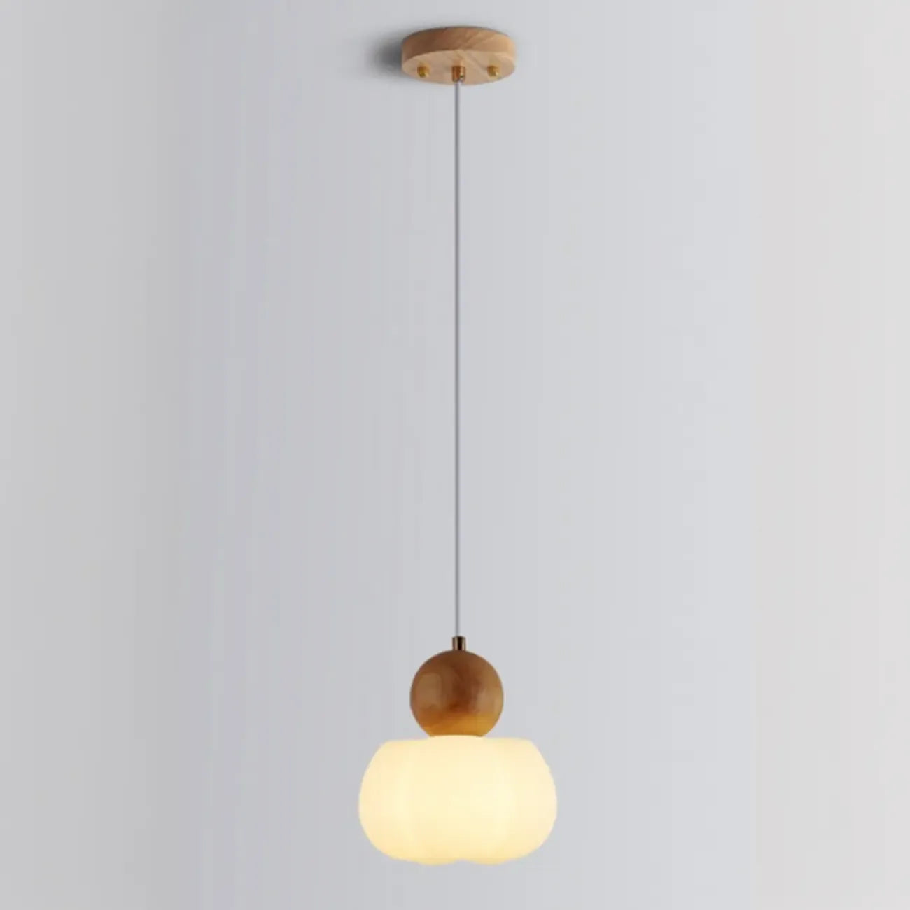 Suspension moderne en bois en forme de nuage pour chambre