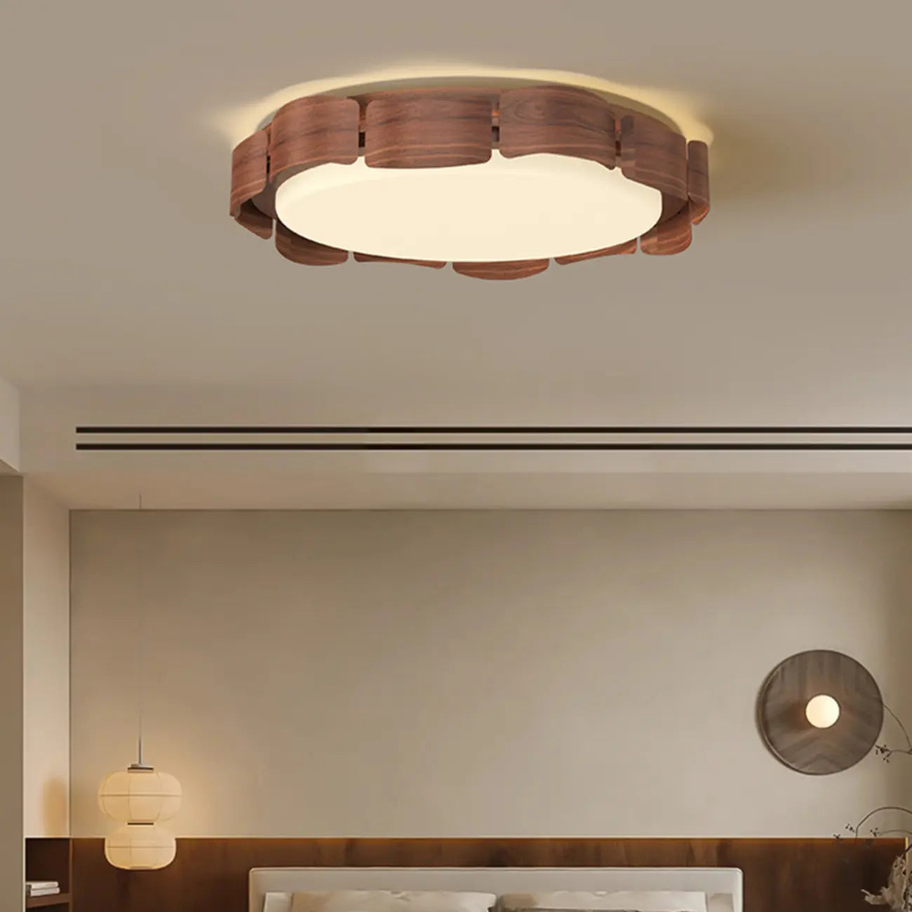 Plafonnier circulaire encastré à intensité variable pour salon