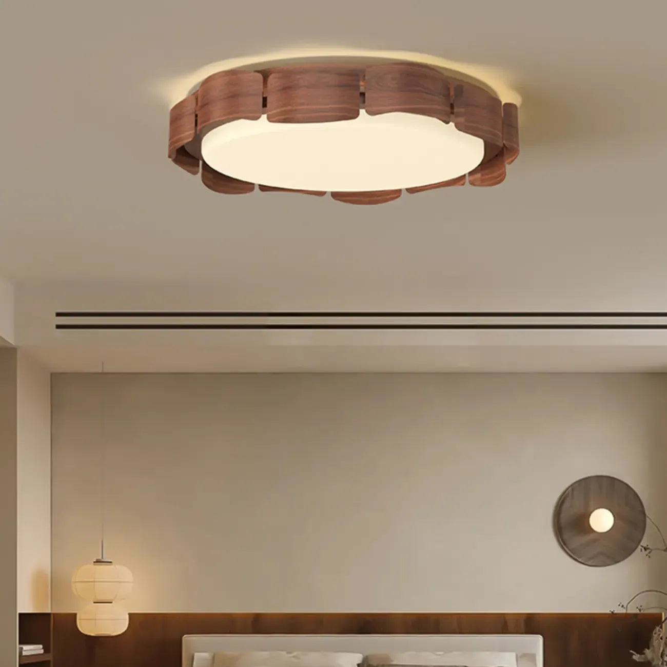 Plafonnier circulaire encastré à intensité variable pour salon