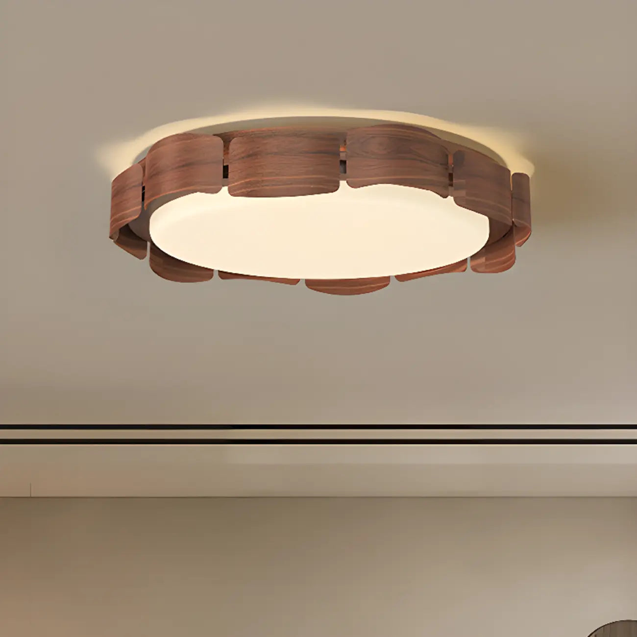 Plafonnier circulaire encastré à intensité variable pour salon