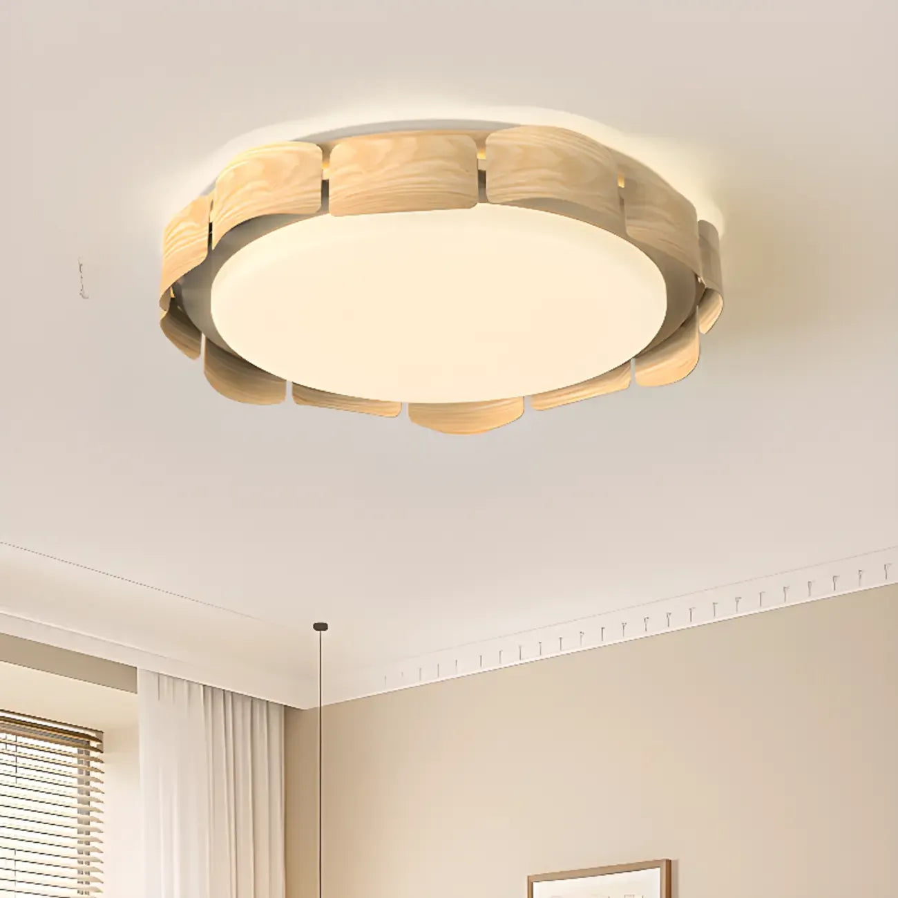 Plafonnier circulaire encastré à intensité variable pour salon