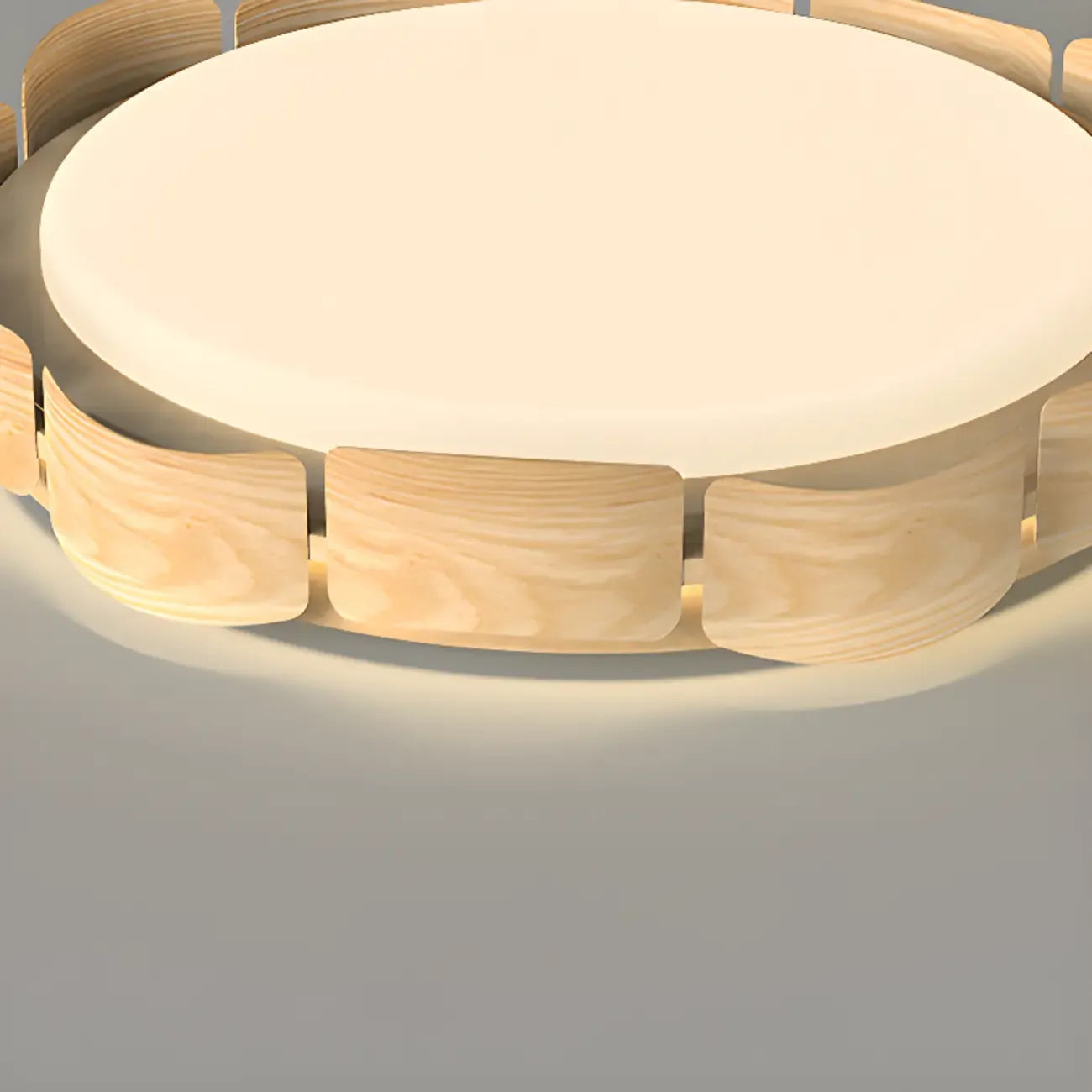Plafonnier circulaire encastré à intensité variable pour salon