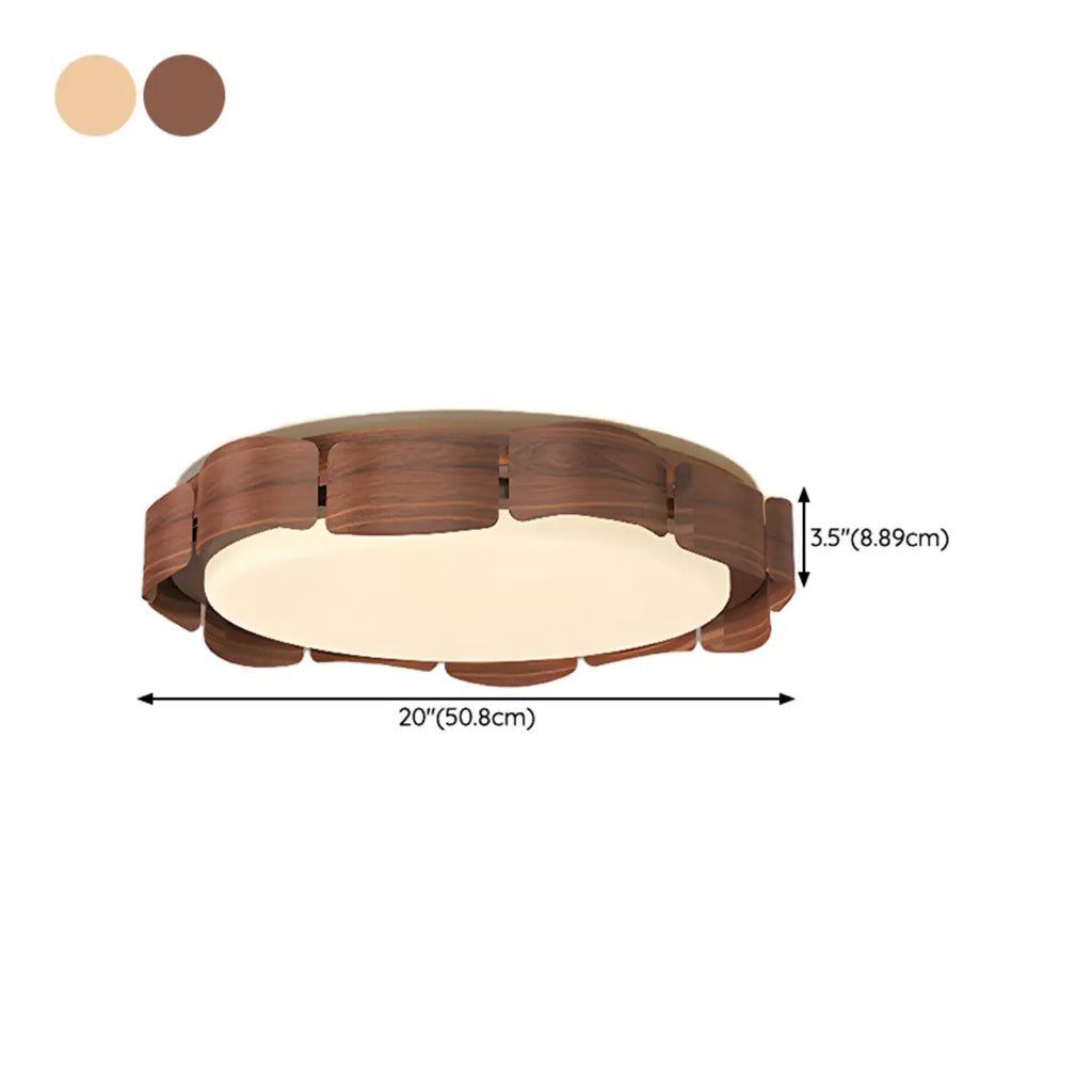 Plafonnier circulaire encastré à intensité variable pour salon