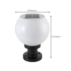 Lampe de table LED globe classique avec abat-jour blanc pour jardin