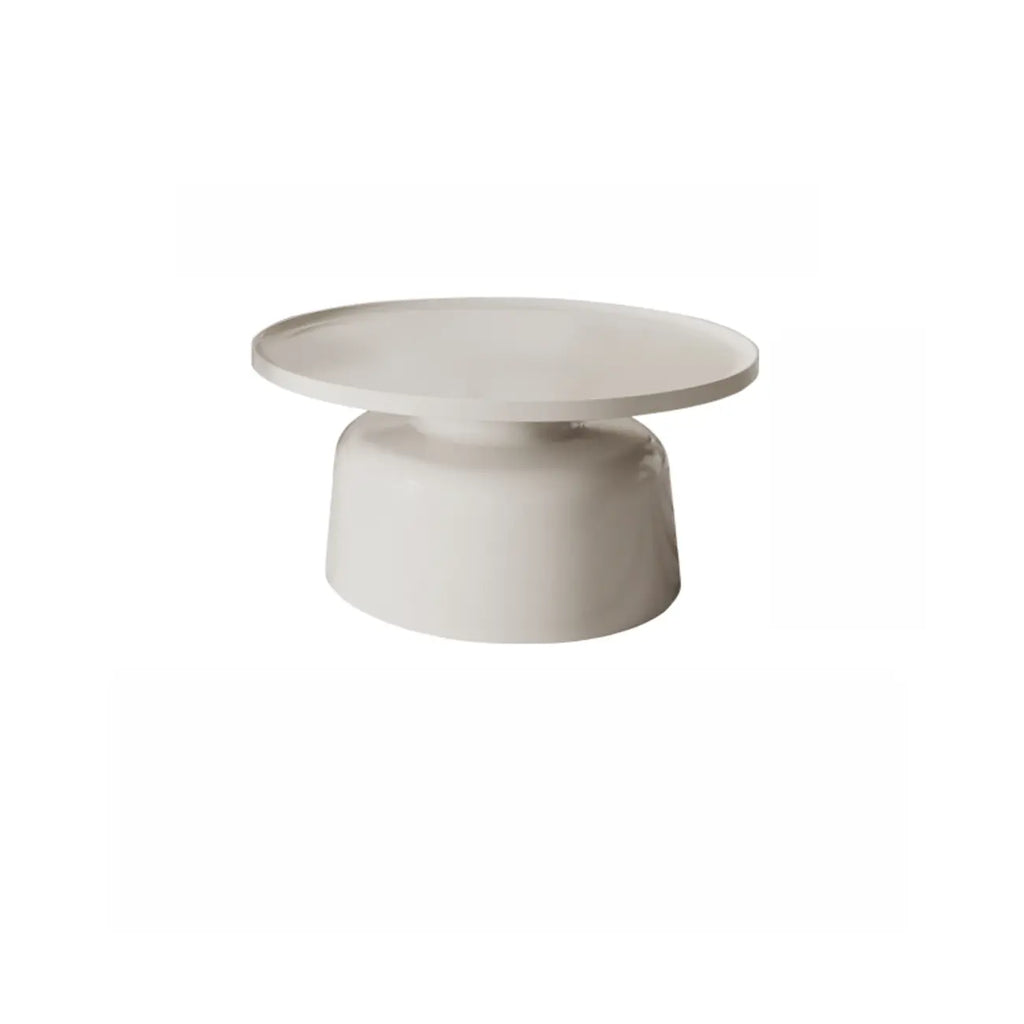 Table basse gigogne minimaliste à un niveau avec plateau