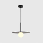 Suspension moderne en verre globe réglable pour la décoration de cuisine