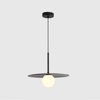 Suspension moderne en verre globe réglable pour la décoration de cuisine