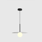 Suspension moderne en verre globe réglable pour la décoration de cuisine