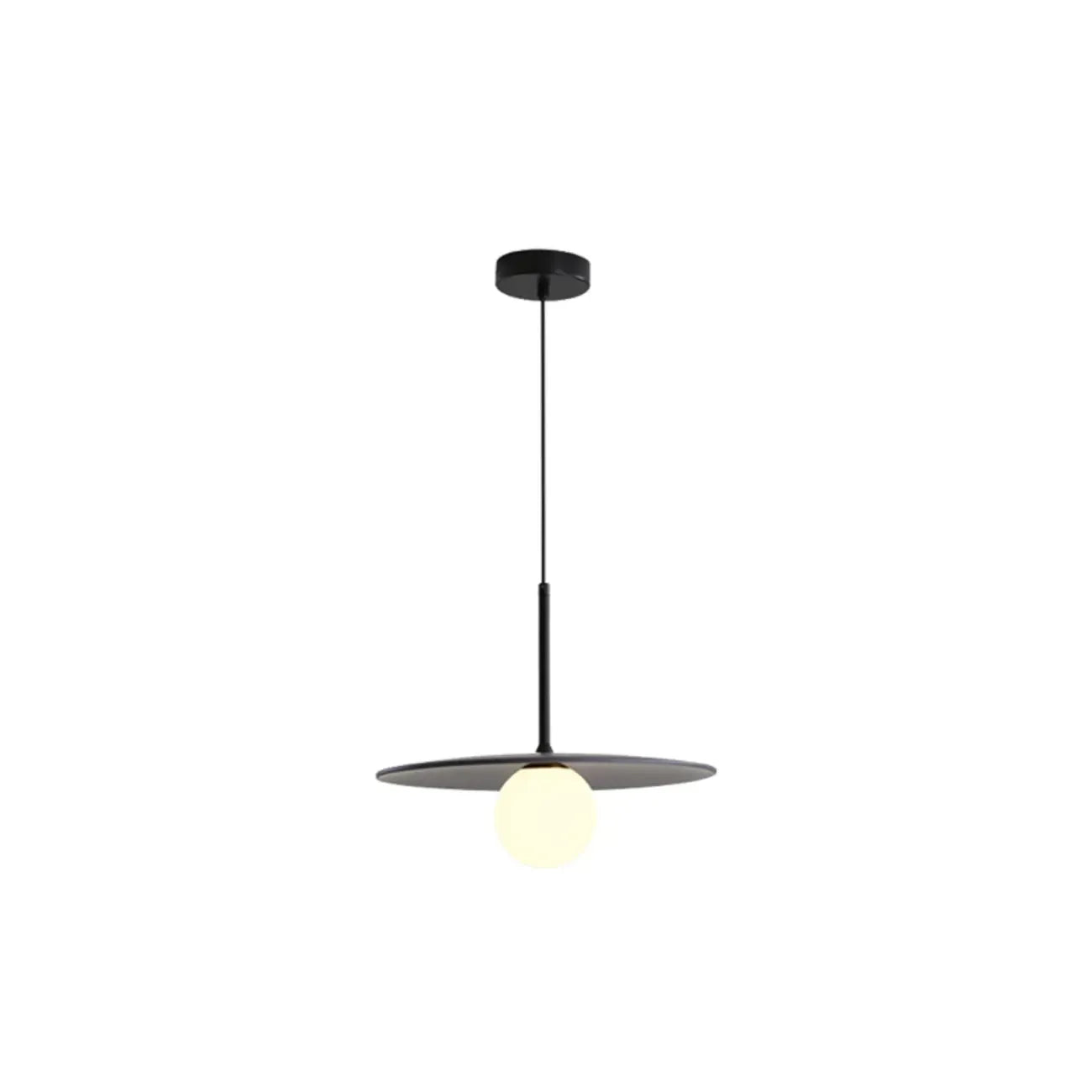 Suspension moderne en verre globe réglable pour la décoration de cuisine
