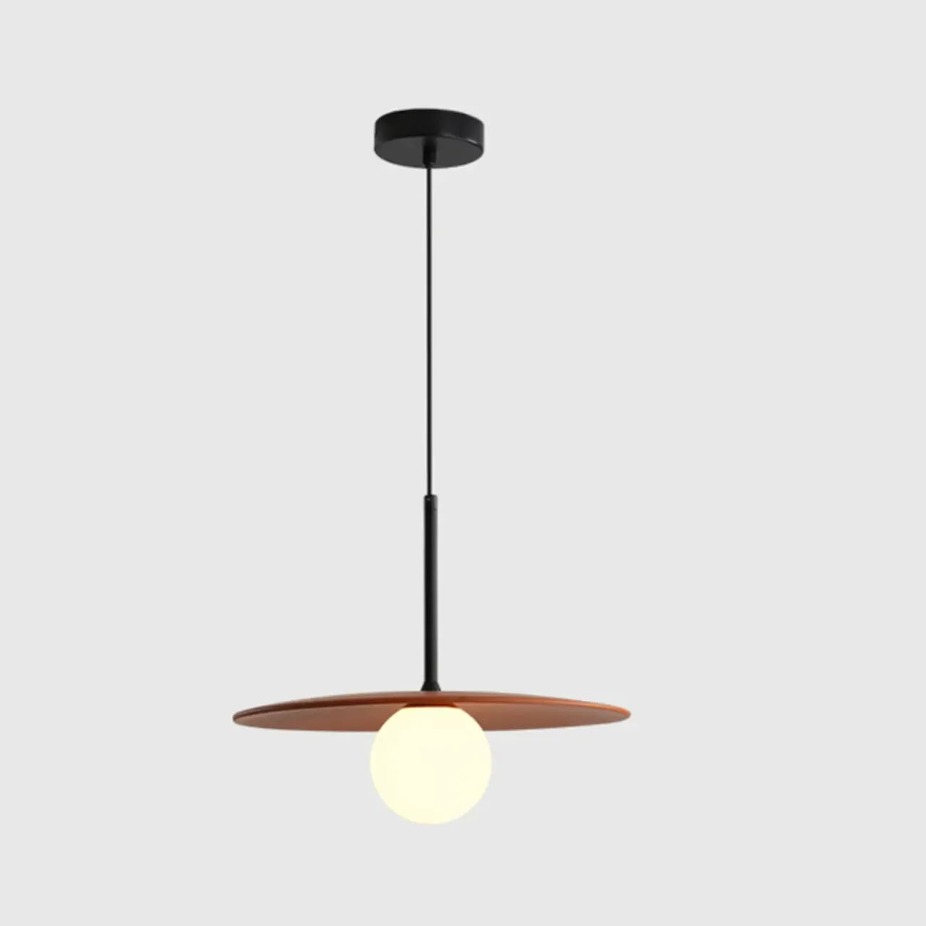 Suspension moderne en verre globe réglable pour la décoration de cuisine