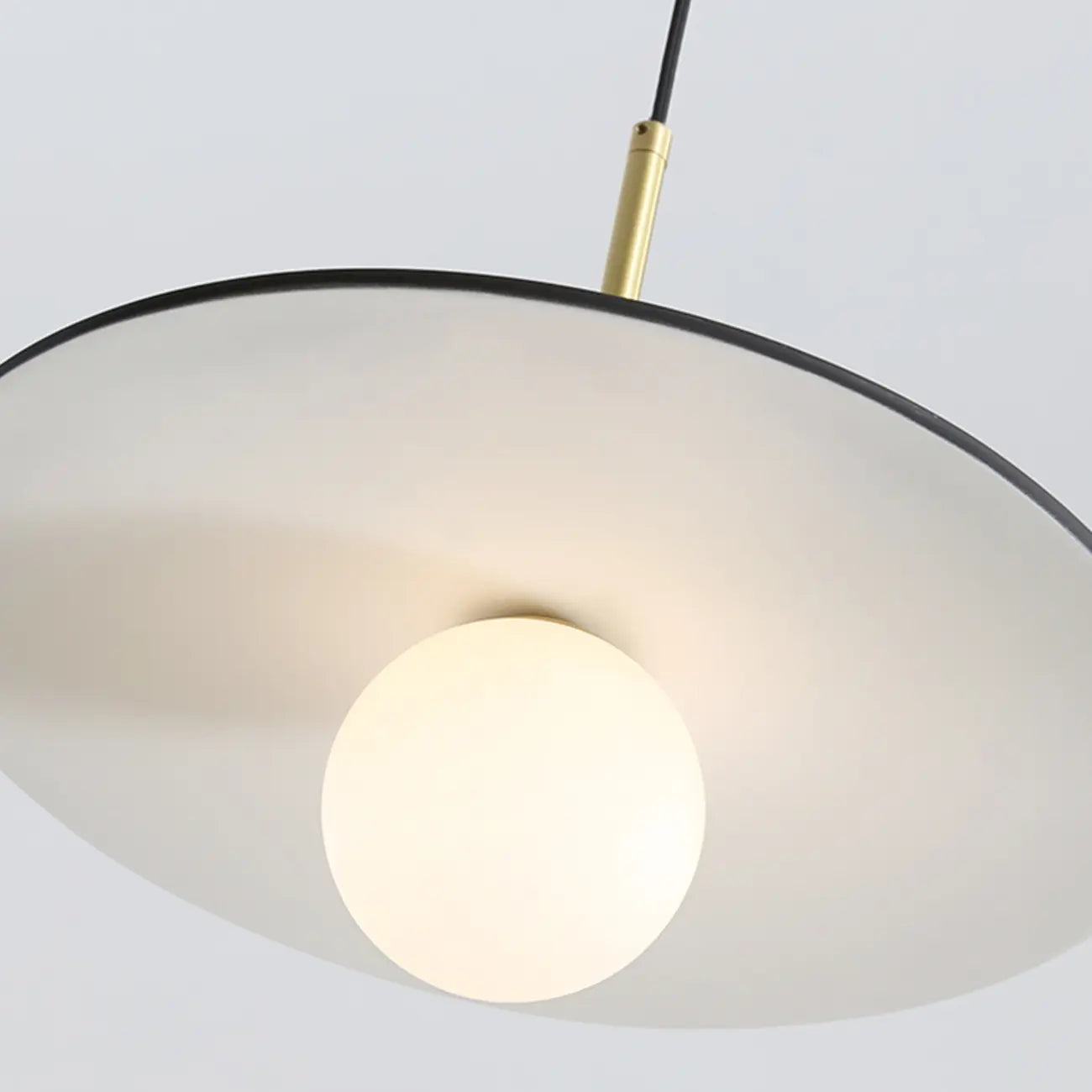 Suspension moderne en verre globe réglable pour la décoration de cuisine