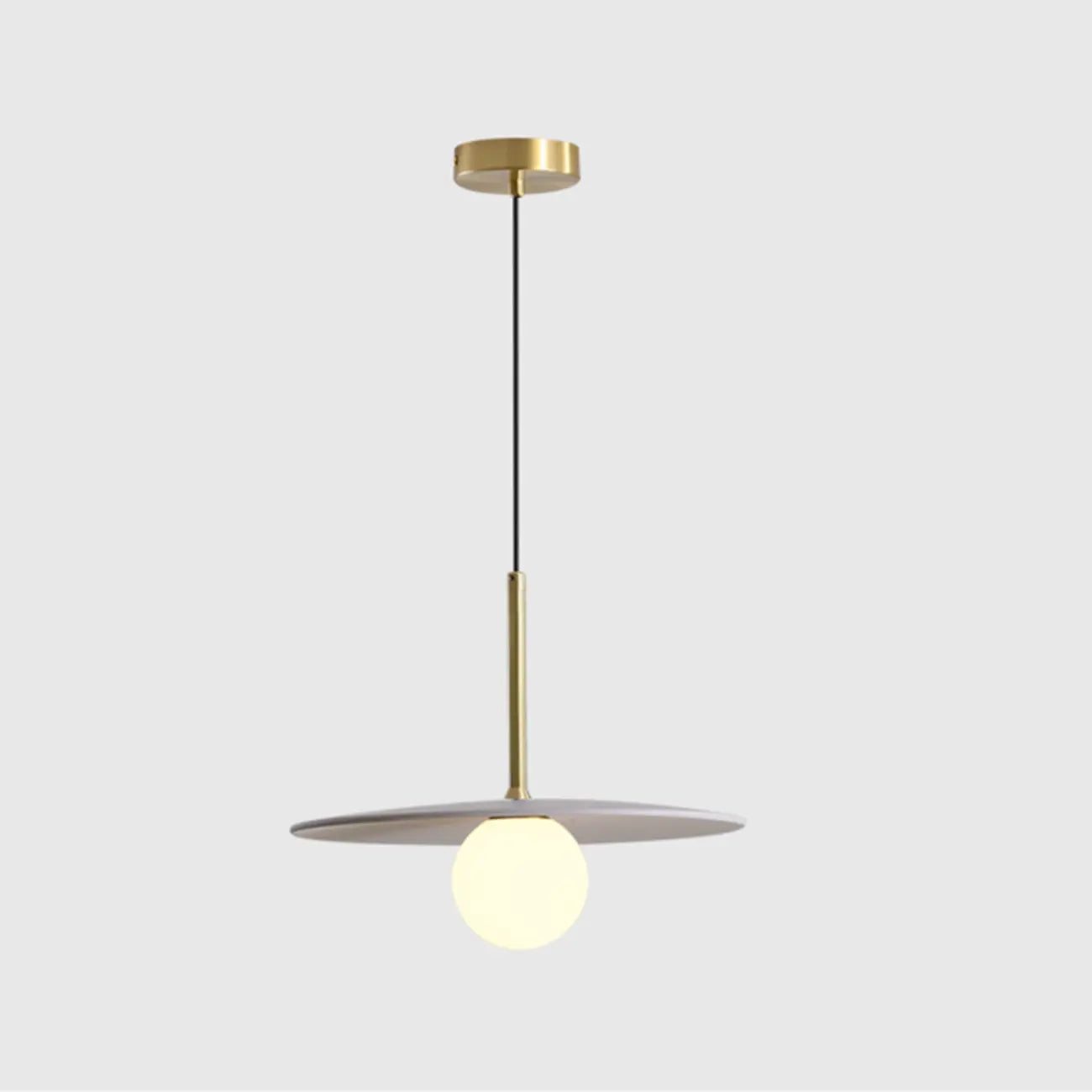 Suspension moderne en verre globe réglable pour la décoration de cuisine