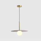 Suspension moderne en verre globe réglable pour la décoration de cuisine