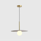 Suspension moderne en verre globe réglable pour la décoration de cuisine