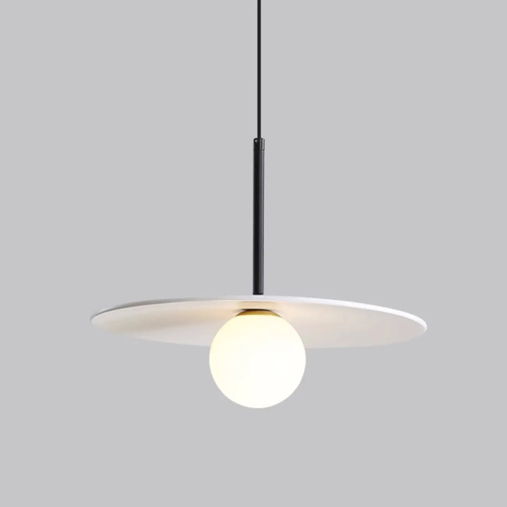 Suspension moderne en verre globe réglable pour la décoration de cuisine