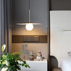 Suspension moderne en verre globe réglable pour la décoration de cuisine