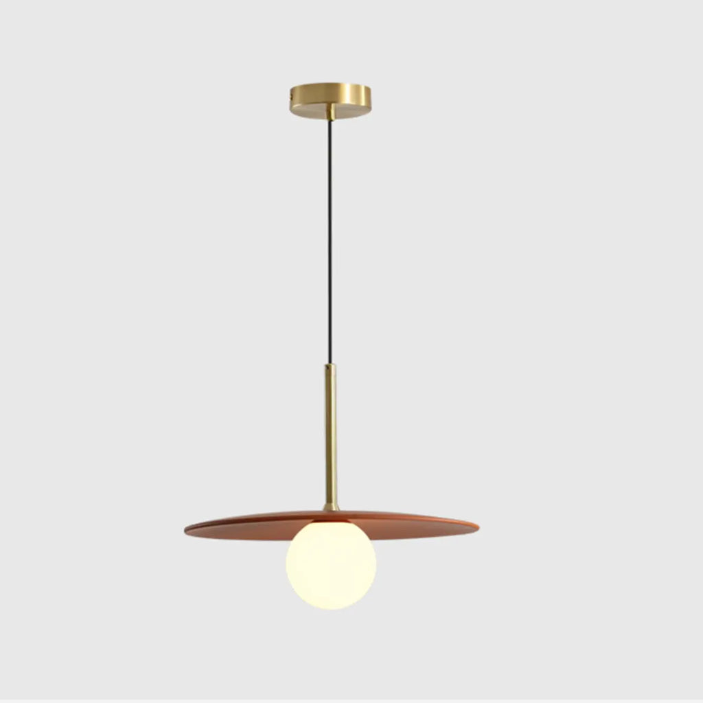 Suspension moderne en verre globe réglable pour la décoration de cuisine