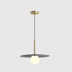 Suspension moderne en verre globe réglable pour la décoration de cuisine