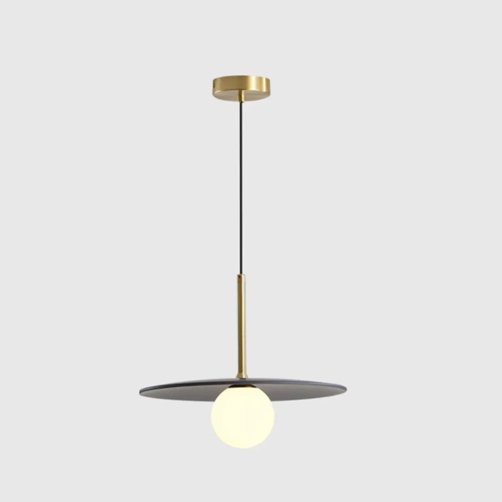 Suspension moderne en verre globe réglable pour la décoration de cuisine