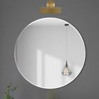 Mini applique murale réglable en cuivre nordique pour miroir avant