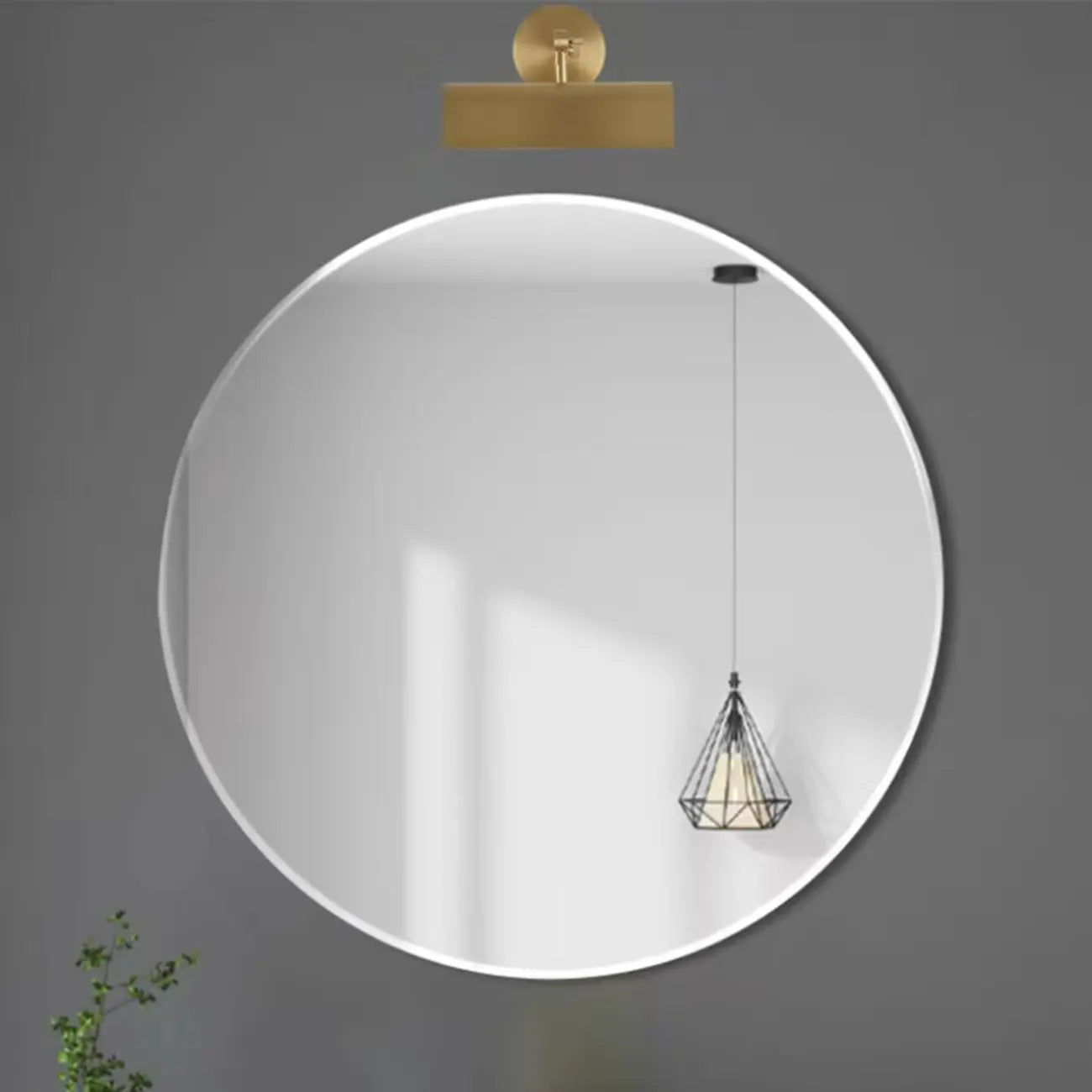 Mini applique murale réglable en cuivre nordique pour miroir avant