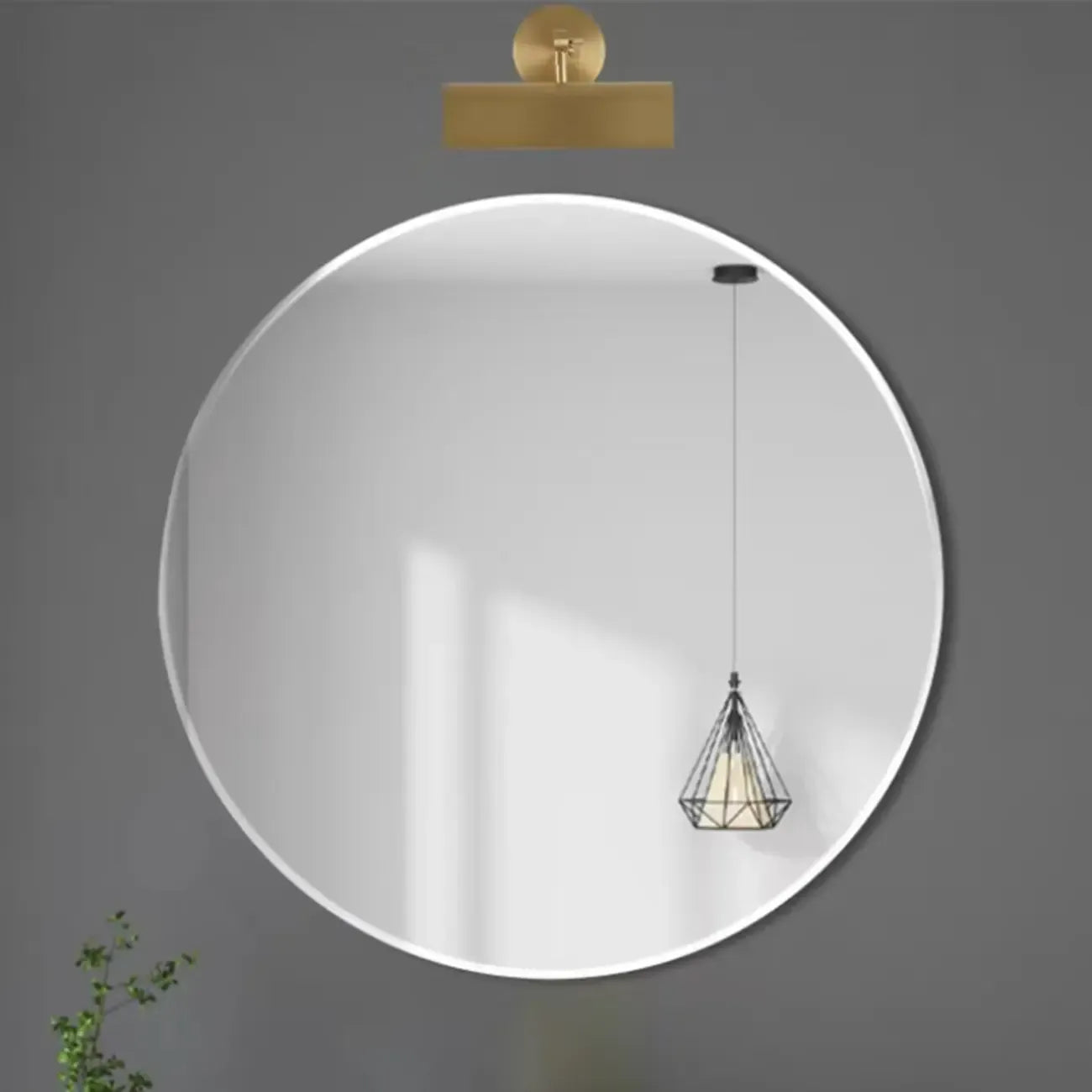 Mini applique murale réglable en cuivre nordique pour miroir avant