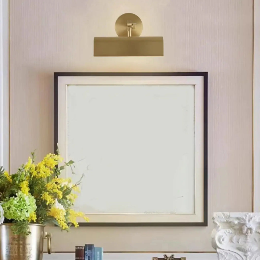 Mini applique murale réglable en cuivre nordique pour miroir avant